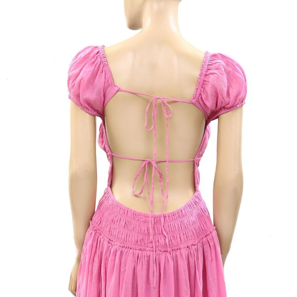 Free People Pink Midi Dress - Picture 4 of 4